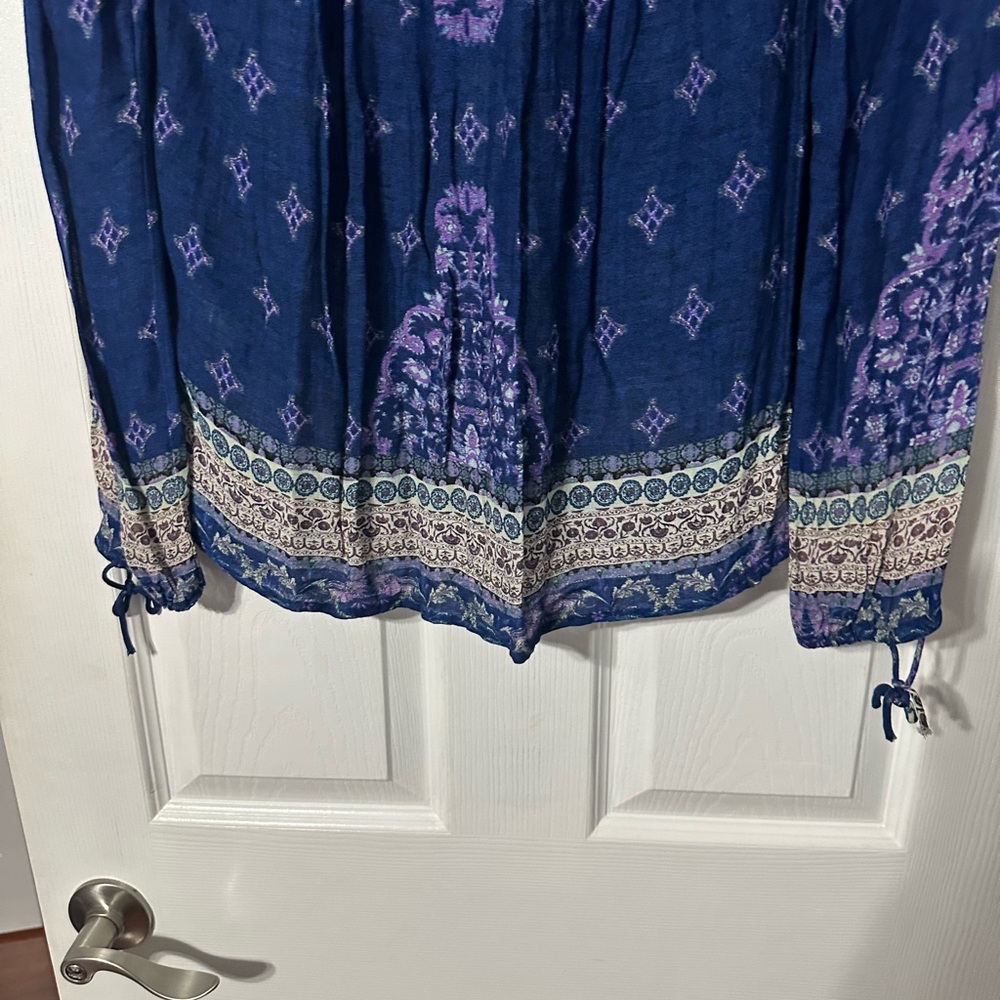 Lucky Brand Medallion Print Casual Shirt - Picture 11 of 15